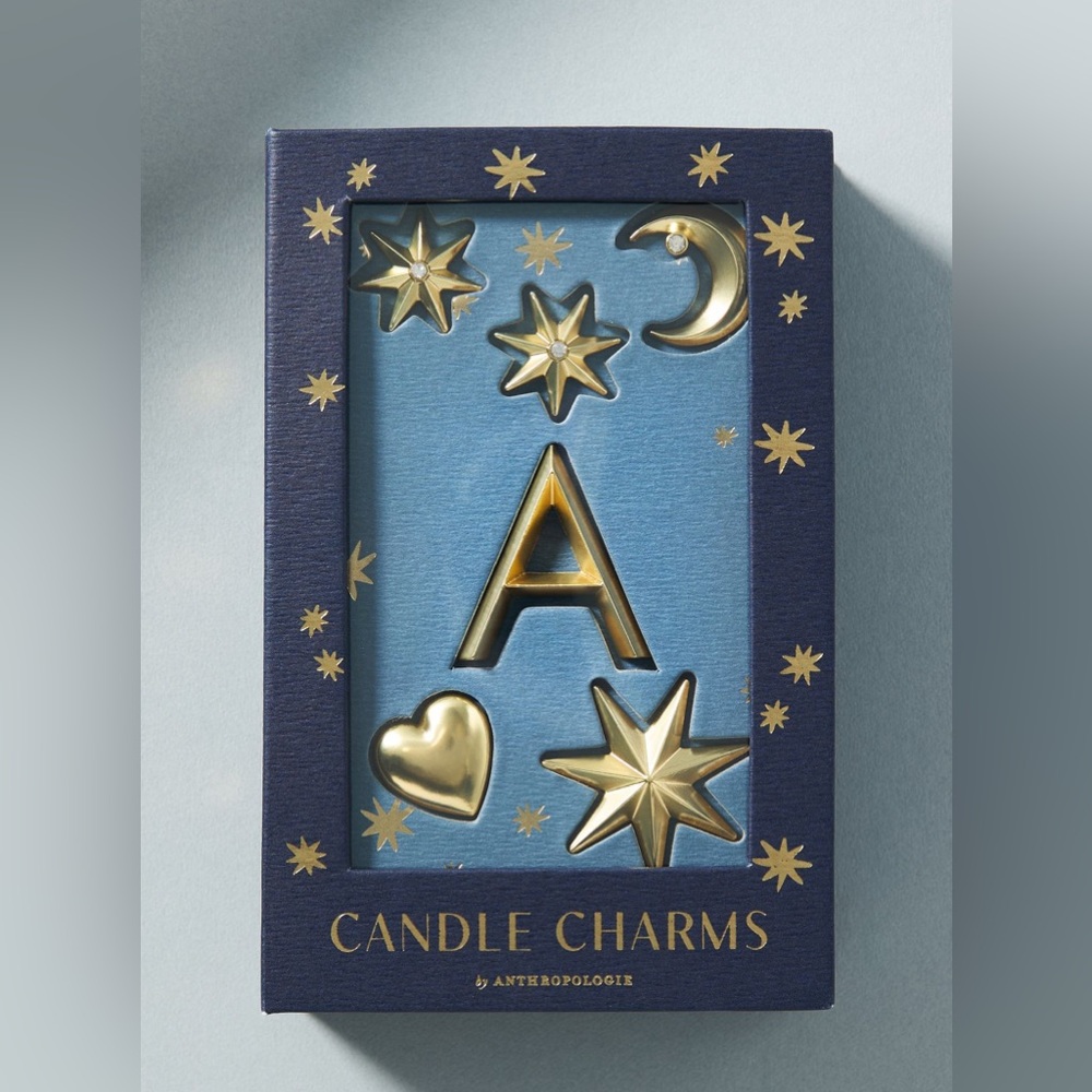 Anthropologie Monogram Candle Charms, Various, NIB - Picture 2 of 5